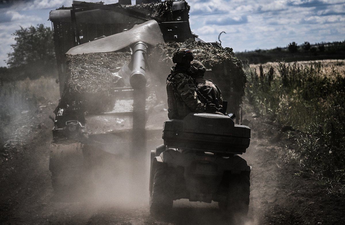 Phương tiện quân sự của Nga trên chiến trường (ảnh: RIA Novosti)