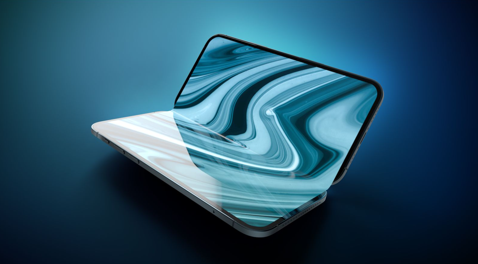 Ảnh concept&nbsp;iPhone màn hình gập.