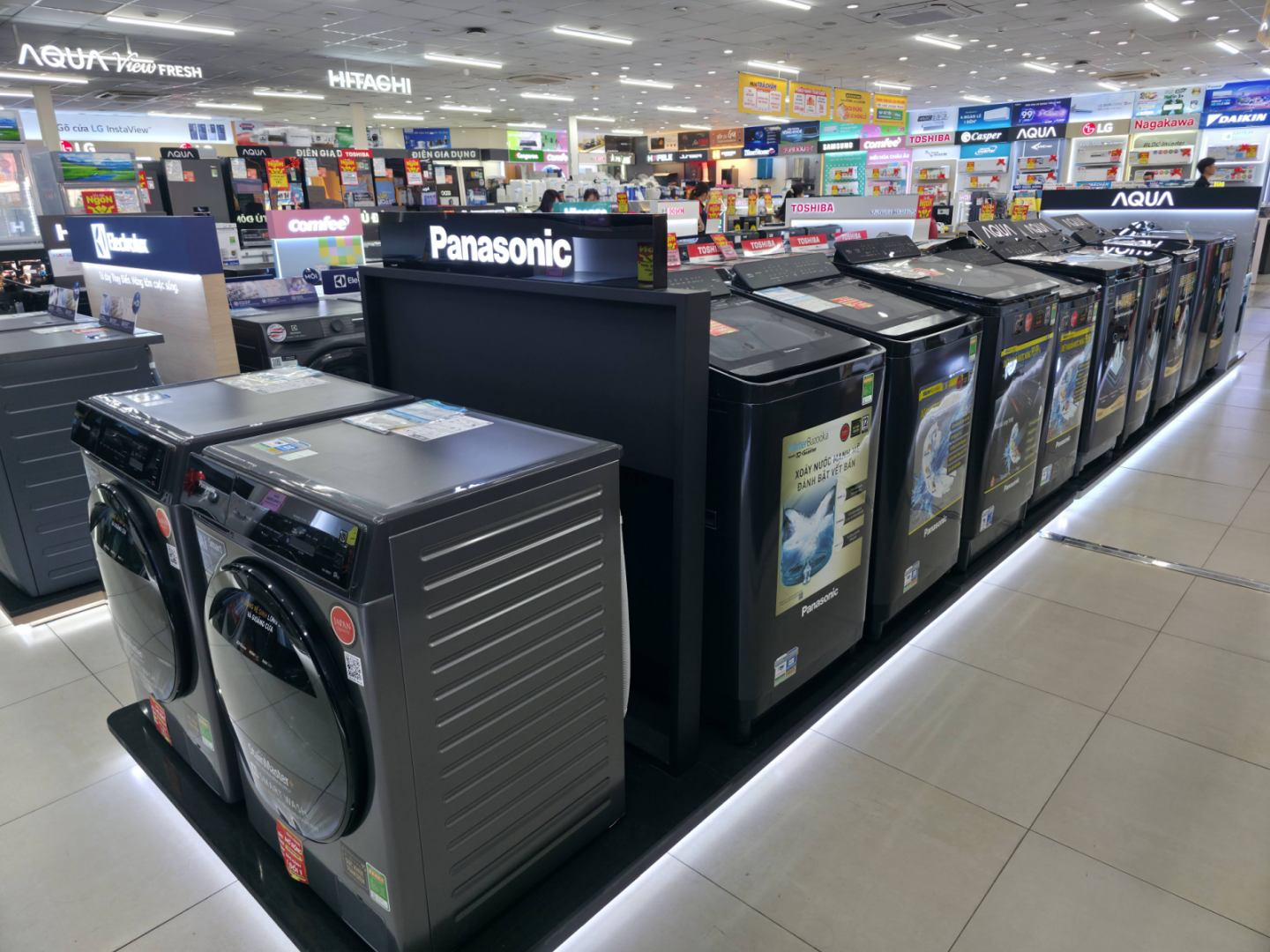 Việc hợp tác hiệu quả với nhà phân phối đóng vai trò quan trọng trong sự tăng trưởng của Panasonic tại thị phần máy giặt lồng ngang
