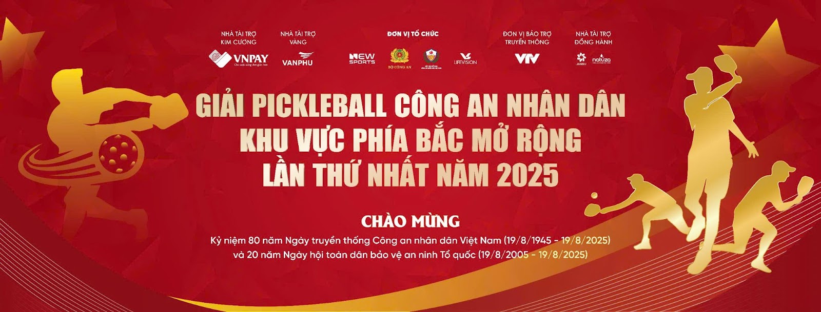 Giải Pickleball Công an nhân dân khu vực phía Bắc mở rộng lần thứ nhất năm 2025