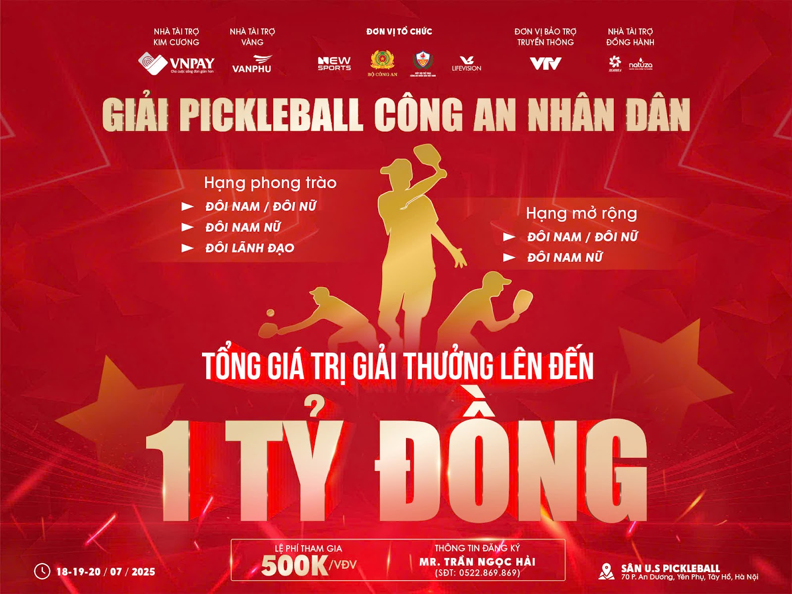Tổng giá trị giải thưởng lên tới 1 tỷ đồng