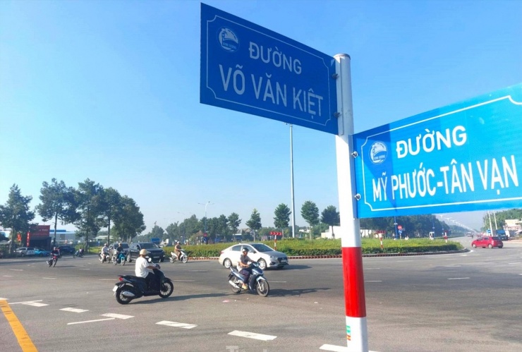Đường Võ Văn Kiệt tại Bình Dương cũ trùng tên sau khi hợp nhất TPHCM.