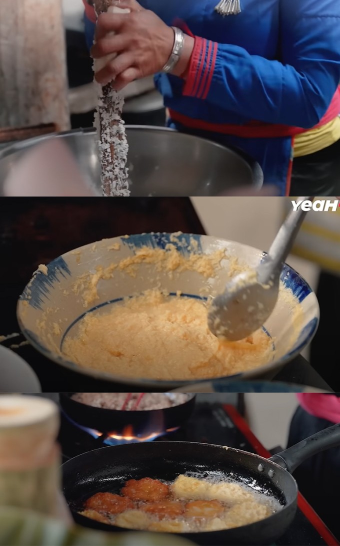 Món chả sắn có cách chế biến không quá cầu kỳ. Ảnh: Yeah1