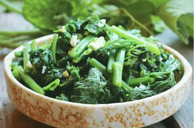Rau bí xào tỏi