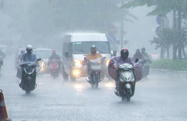 Bắc Bộ và Bắc Trung Bộ mưa dông rải rác những ngày tới.