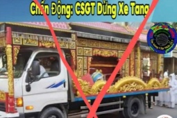 Thực hư video CSGT dừng xe tang giữa đường, bé gái bất ngờ chui ra từ quan tài