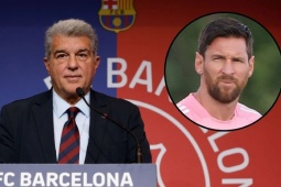Barcelona muốn tri ân Messi hoành tráng, khó thực hiện vì chủ tịch Laporta