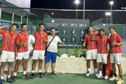 Nóng nhất thể thao chiều 12/7: Tuyển tennis Việt Nam cử 5 tay vợt dự Davis Cup