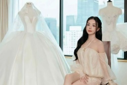 Cindy Lư hé lộ váy cưới trước thềm hôn lễ với Đạt G