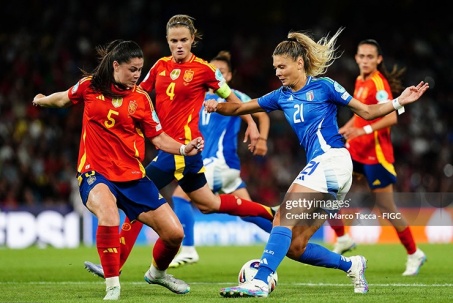 Video bóng đá ĐT nữ Italia - Tây Ban Nha: Ngược dòng mãn nhãn (EURO nữ)