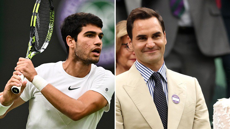 Federer tin rằng Alcaraz đang nắm lợi thế&nbsp;so với Sinner