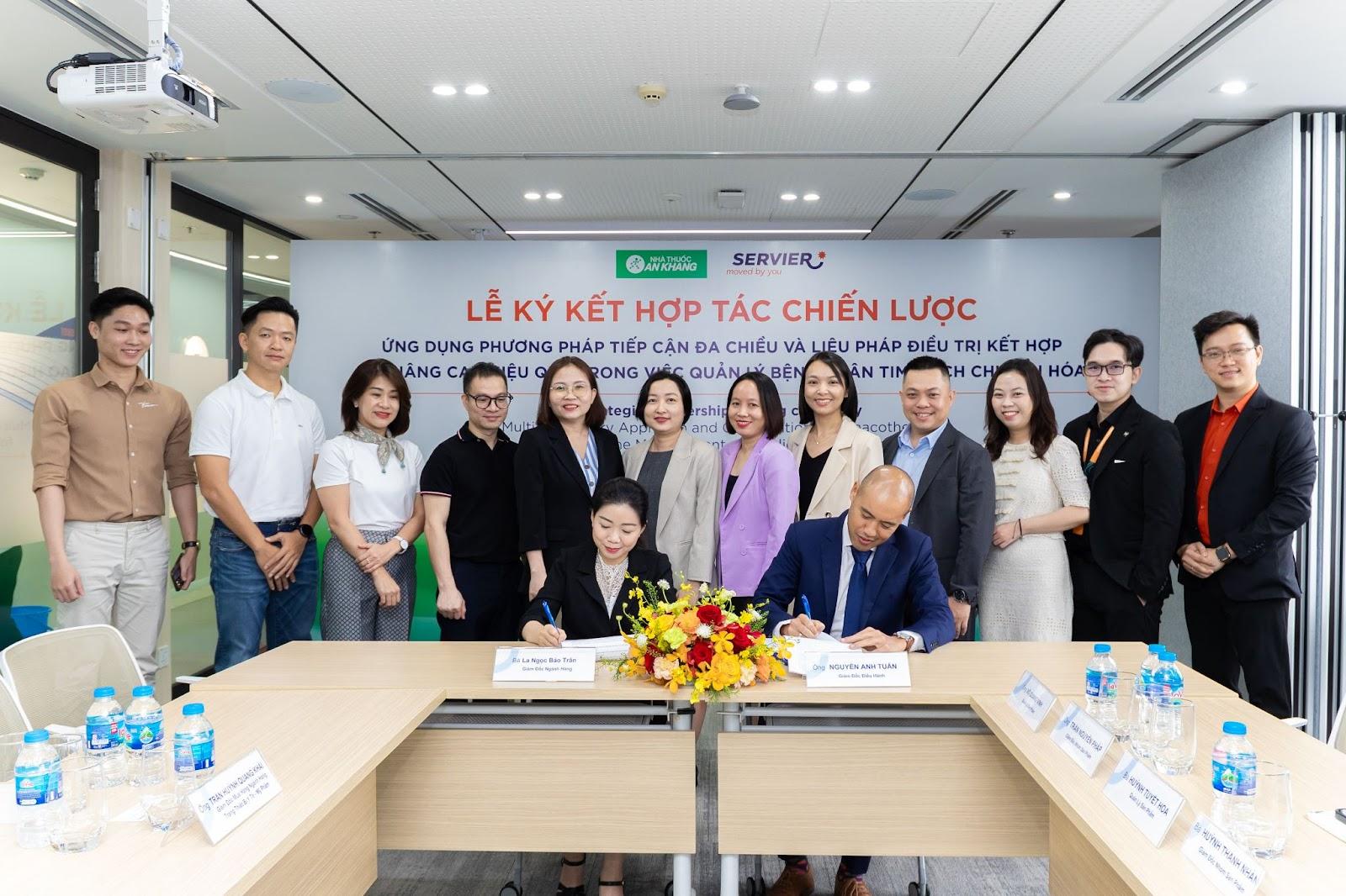 Nhà thuốc An Khang và Servier mong rằng những nỗ lực chung của 2 bên sẽ mang lại kết quả tích cực trong việc nâng cao nhận thức toàn dân