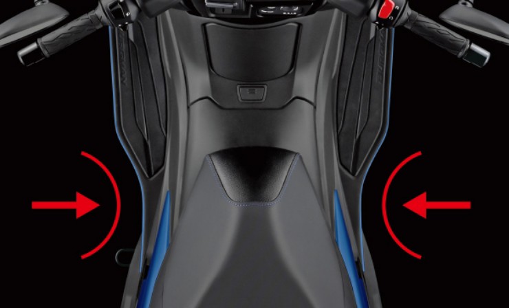 Suzuki giới thiệu xe ga 400cc, "giáp lá cà" với SH350i - 8