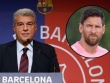 Barcelona muốn tri ân Messi hoành tráng, khó thực hiện vì chủ tịch Laporta