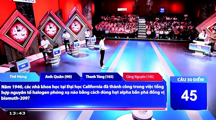 Công Nguyên giành điểm từ lượt thi Về đích của Thế Hùng.