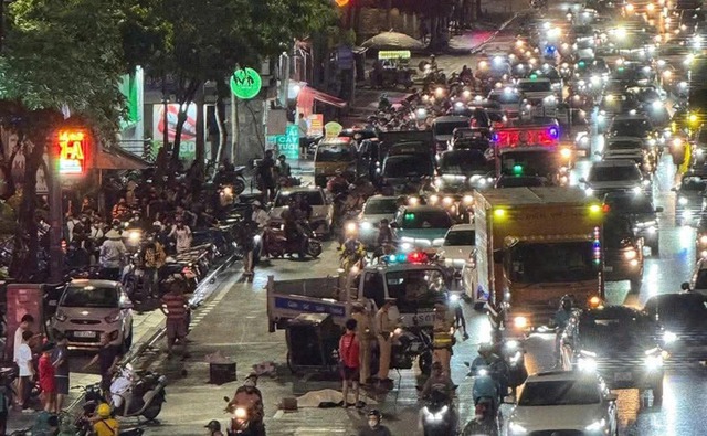Vụ tai nạn xảy ra trên đường Trần Phú, phường Hà Đông.
