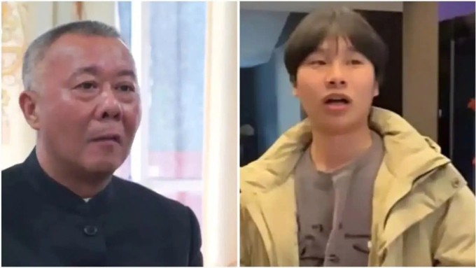Zhang Yudong, 52 tuổi (trái) chủ tịch thương hiệu đồ ăn vặt Mala Prince và con trai Zhang Zilong (phải). Ảnh: Dimsum Daily