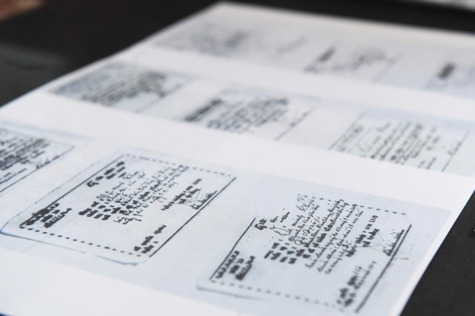 Thông tin, giấy tờ một số liệt sĩ trong Hồ sơ di vật được trao lại hôm 10/7. Ảnh: Phước An