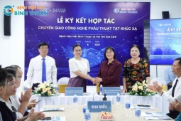 Bệnh Viện Mắt Bình Thuận ký kết hợp tác cùng Viện Thị Giác Hải Yến