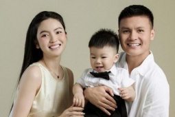 Quang Hải - Chu Thanh Huyền mừng con trai tròn một tuổi