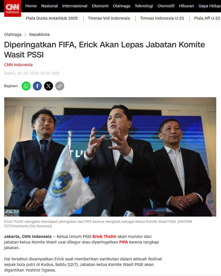 CNN Indonesia chia sẻ về vấn đề này