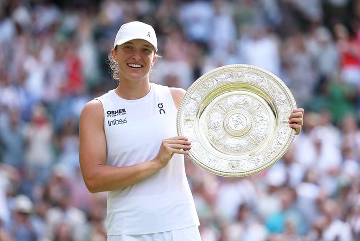Swiatek&nbsp;nâng tổng tiền thưởng lên 40.523.198 USD sau chức vô địch&nbsp;Wimbledon 2025