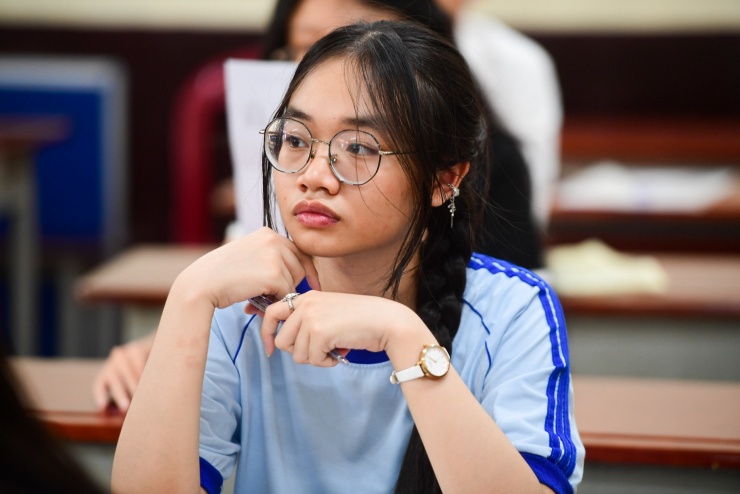 Thí sinh dự thi tốt nghiệp THPT 2025. Ảnh: Nguyễn Huế