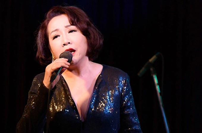 Kiều Nga khi về TP HCM biểu diễn năm 2017. Ảnh: Tâm Giao