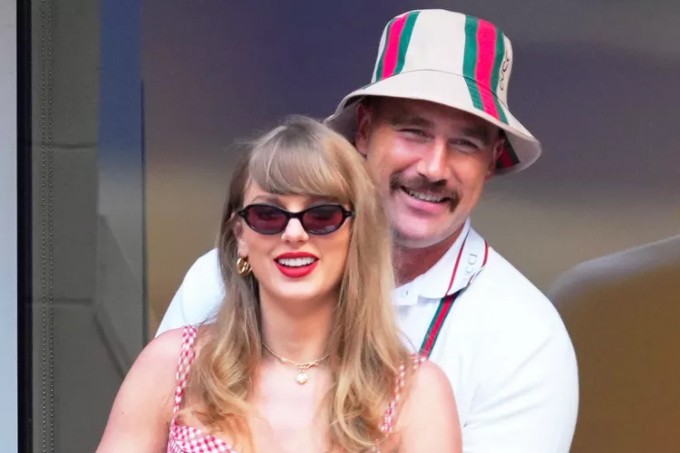 Taylor Swift và Travis Kelce. Ảnh: GC