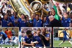 Báo Anh tung hô Chelsea  " nhuộm xanh "  thế giới, báo Pháp tiếc vì PSG hụt  " ăn 5 " 