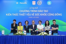 Manulife Việt Nam hợp tác với Trường Đại học Y Hà Nội đào tạo kiến thức thiết yếu về sức khoẻ cho đại lý