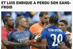 Báo Pháp chỉ trích gay gắt HLV Enrique và cầu thủ PSG sau vụ xô xát với Chelsea