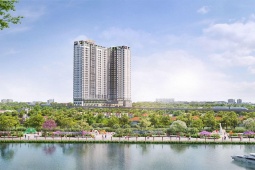 Xuất hiện căn hộ 4 mặt view sông ngay mặt tiền Quốc lộ 13, giá chỉ từ 36,8 triệu đồng/m²