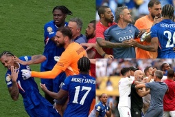 Enrique “vuốt má" sao Chelsea sau chung kết Club World Cup, nguy cơ bị phạt nặng