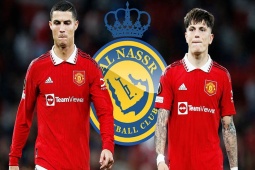 Ronaldo làm  " siêu cò "  rủ Garnacho đến Al Nassr, sao trẻ MU phản ứng ra sao?