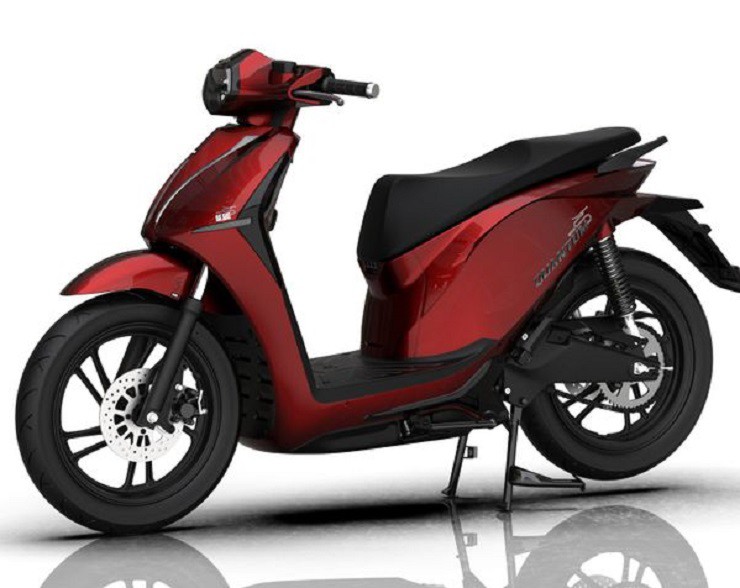 Một mẫu xe máy điện của Dat Bike.