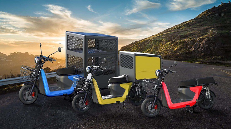Selex Motors nối tiếng với các dòng xe máy điện chuyên chở hàng hóa.