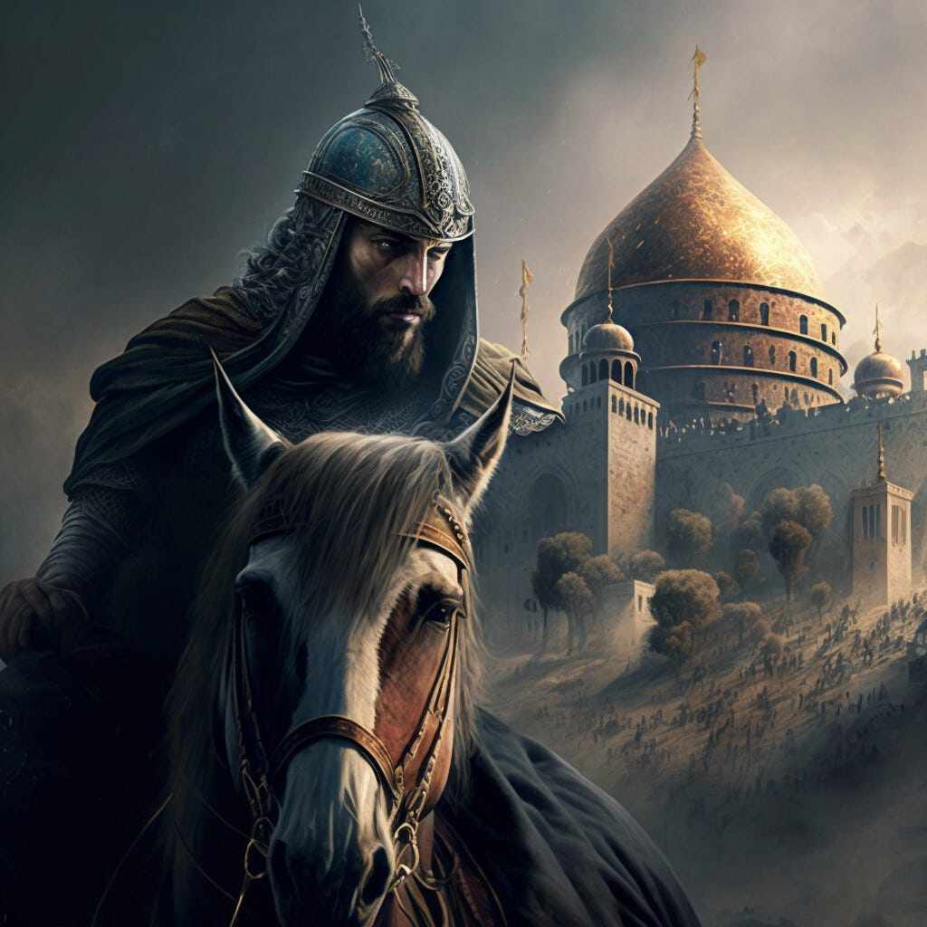 Saladin là chiến binh người Kurd từng thống lĩnh quân đội đánh bại cuộc Thập tự chinh thứ ba của phương Tây.