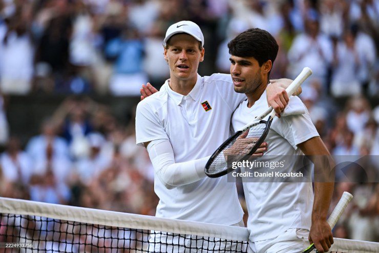 Sinner, Alcaraz dành những lời tốt đẹp cho nhau sau chung kết Wimbledon
