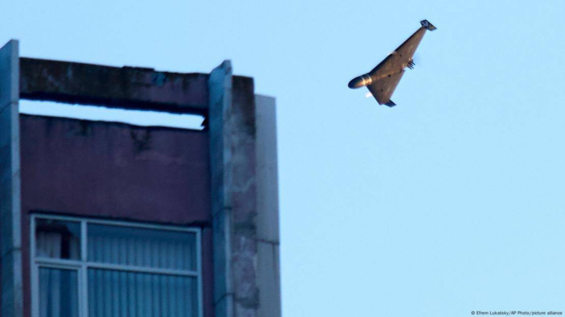 UAV Nga tập kích Kiev vào ngày 17/6/2025. Ảnh: DW.