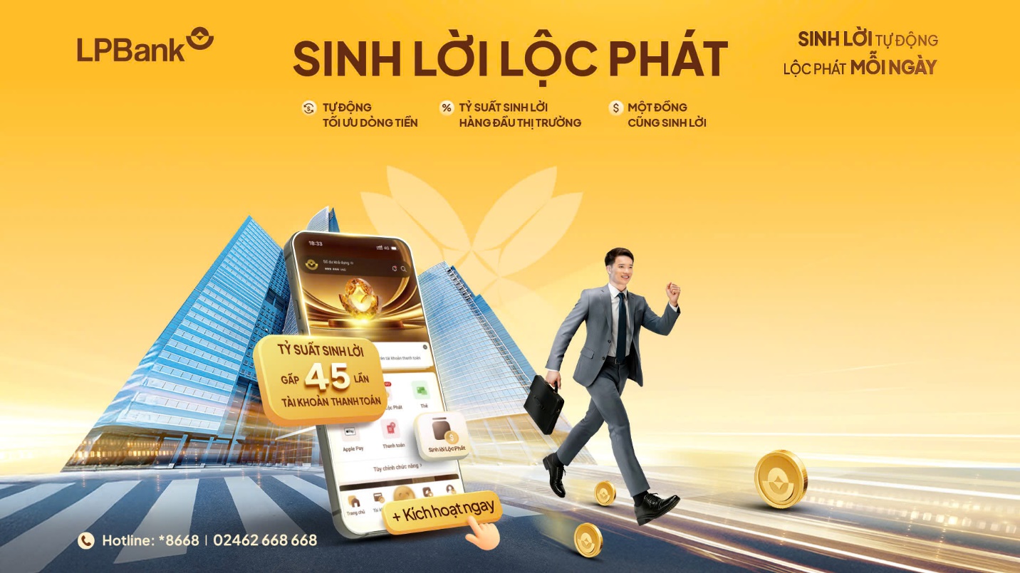 Sinh lời Lộc Phát 2.0: Tài khoản thanh toán “đẻ lãi” tới 4,5%/năm – mức sinh lời tốt nhất thị trường hiện nay - 1