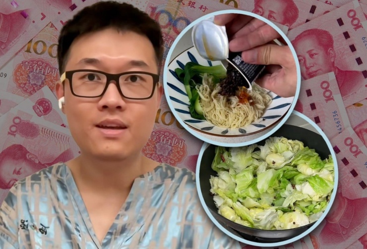 Sống tằn tiện, ăn 25.000 đồng/bữa, chàng trai tiết kiệm tiền mua nhà cho bố mẹ. Ảnh: SCMP