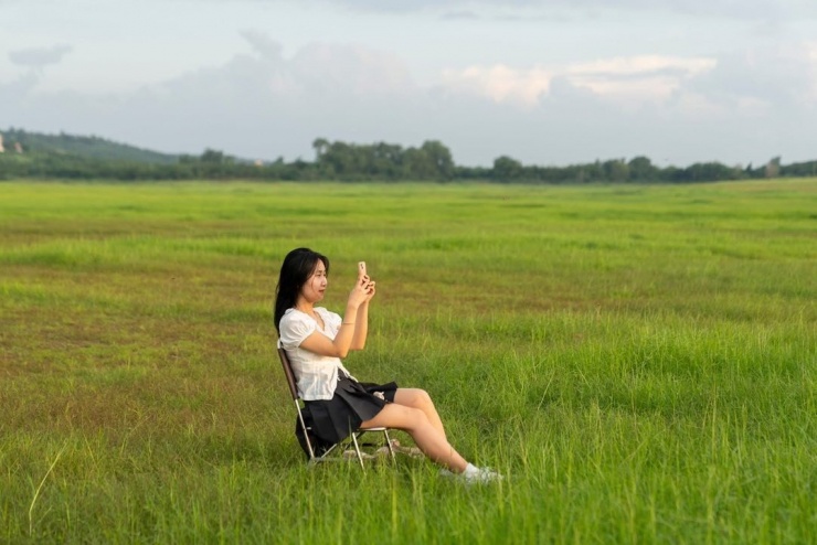 Check-in thảo nguyên Trị An đẹp như tranh mùa nước cạn - 9