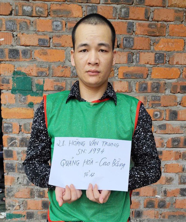 Đối tượng cầm đầu Hoàng Văn Trung. Ảnh: Công an Điện Biên