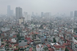 Bầu trời Hà Nội mù mịt trong ngày ô nhiễm không khí đứng thứ 2 thế giới