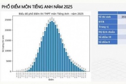 Bộ GD-ĐT: Phổ điểm môn tiếng Anh đẹp là một bất ngờ