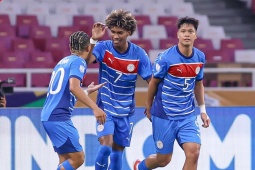 Sinh viên của U23 Philippines ghi cú đúp, tạo địa chấn trước U23 Malaysia