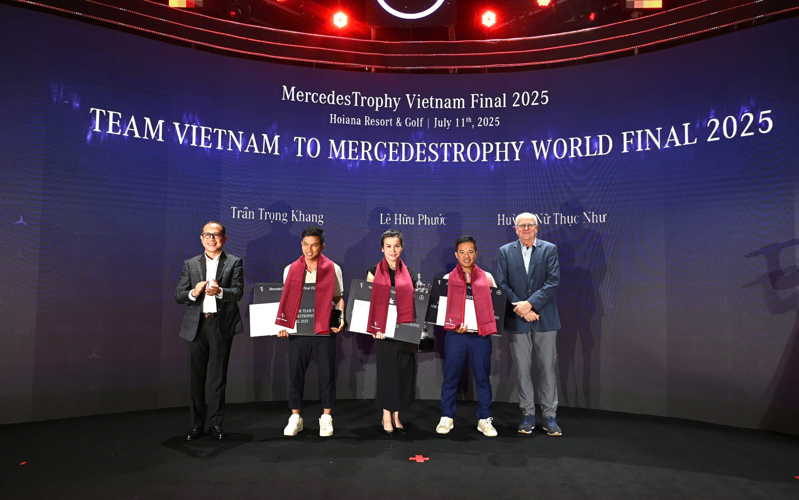Ba gôn thủ sẽ đại diện Việt Nam để tranh tài tại MercedesTrophy World Final 2025