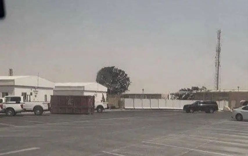 Tuần trước, Lầu Năm Góc thừa nhận một quả tên lửa đạn đạo Iran đã đánh trúng căn cứ Al Udeid ở Qatar. Ảnh: Topwar.ru.