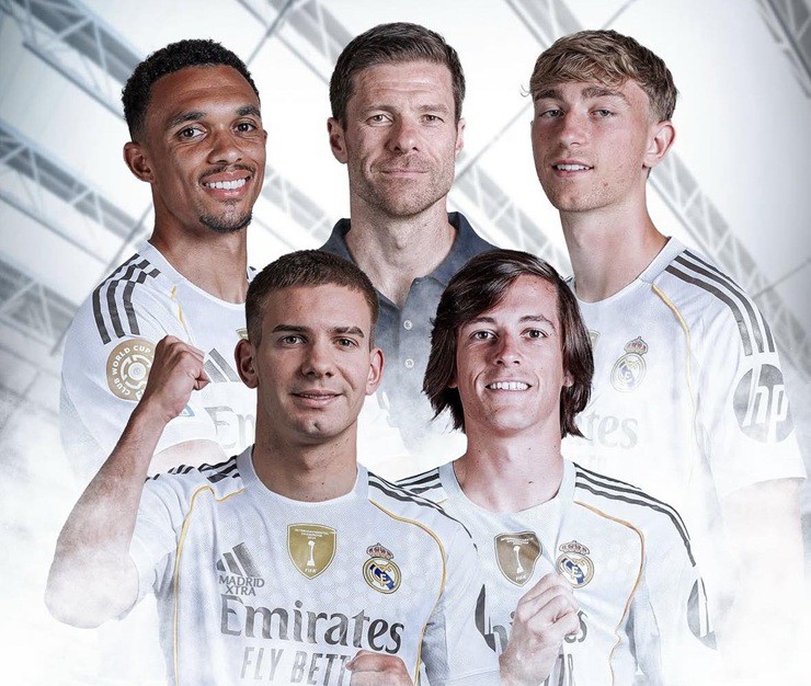 Real Madrid sớm tăng cường lực lượng với 4 tân binh cùng HLV Xabi Alonso
